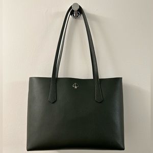 Late Spade army green small open-style purse